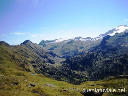 Vista de las Maladetas, desde el Portillón.